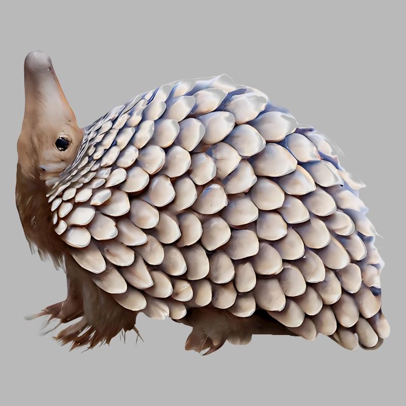Conception de pangolin mignon