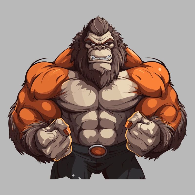Bodybuilder Gorilla