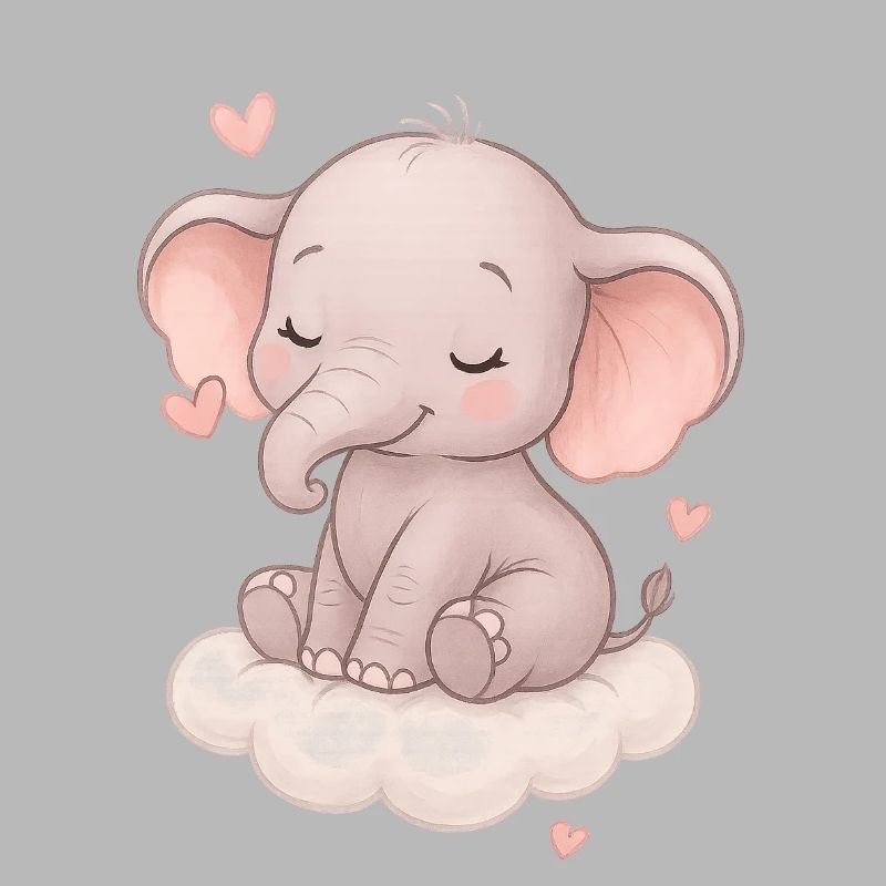 Mignon bébé éléphant