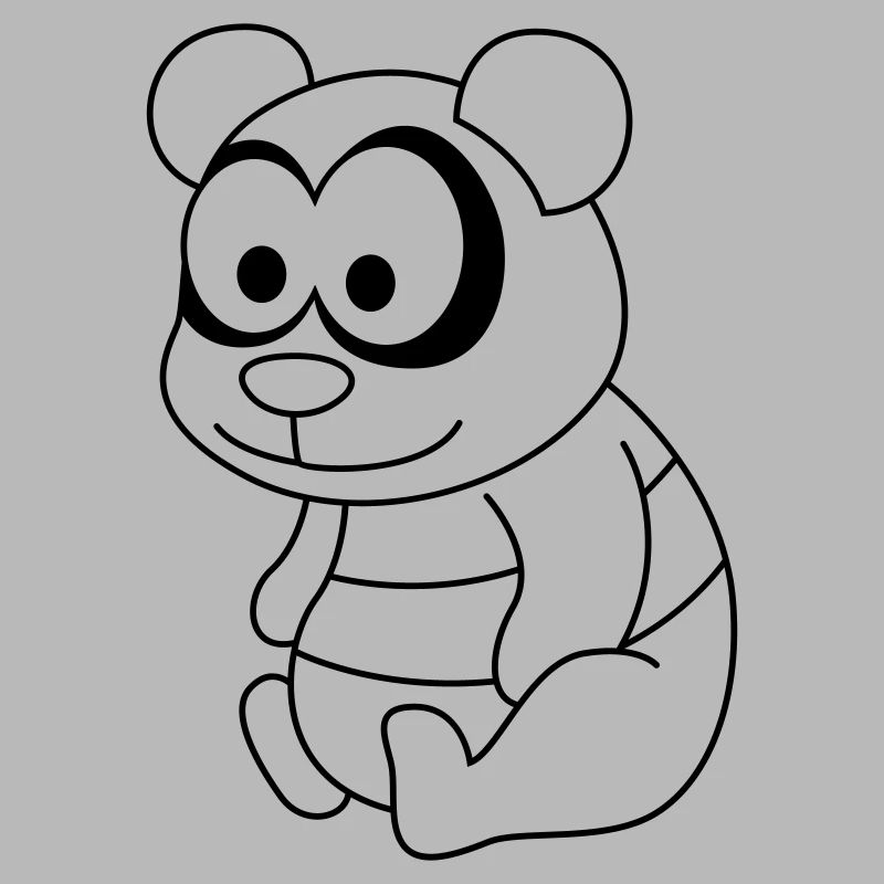 Panda Comic Animal