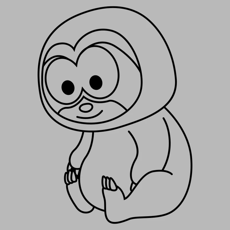 Faultier Comic Tier