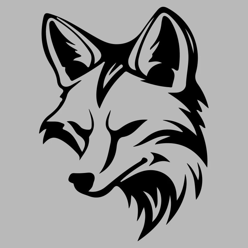 Fuchs Kopf Tier Silhouette