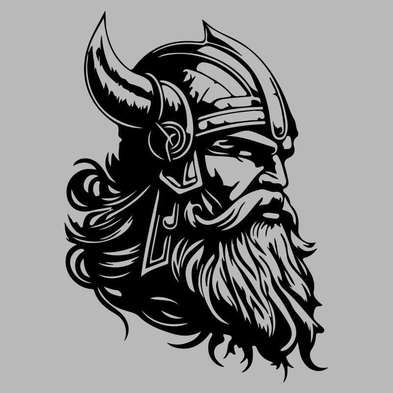 Wikinger Kopf Krieger Viking