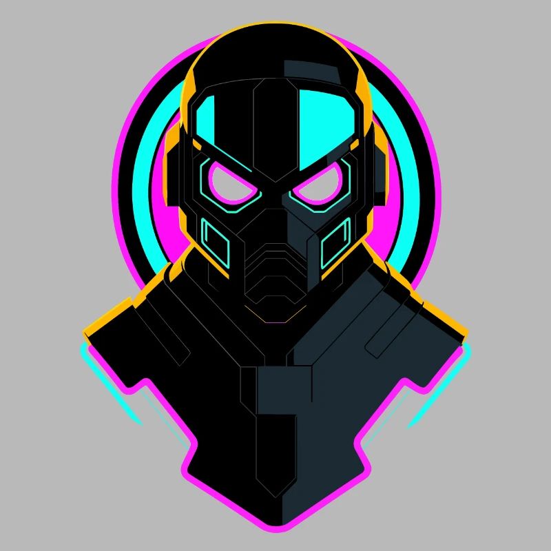 Neon Roboter
