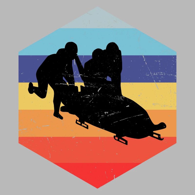 Piste de bobsleigh à deux hommes Bobsleigh sur bobsleigh