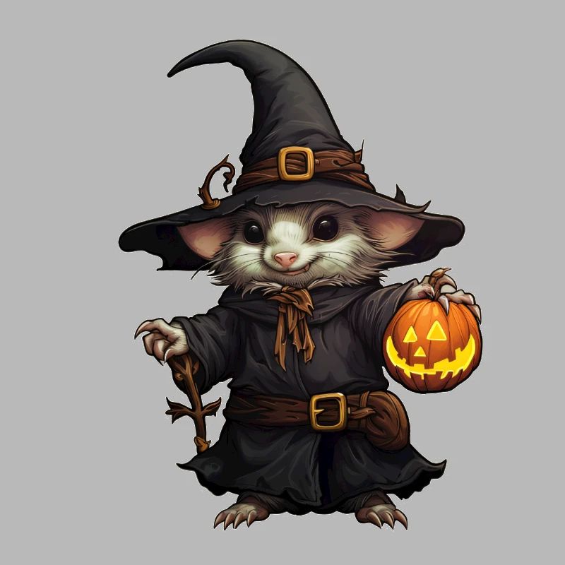 Halloween Mouse Wizard