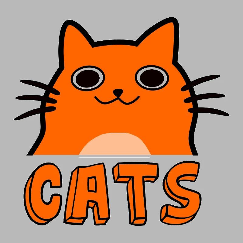 Süße Comic Katze