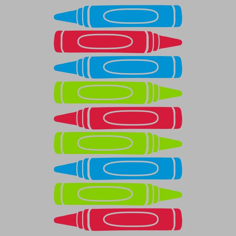 Beaucoup de crayons de cire cool design