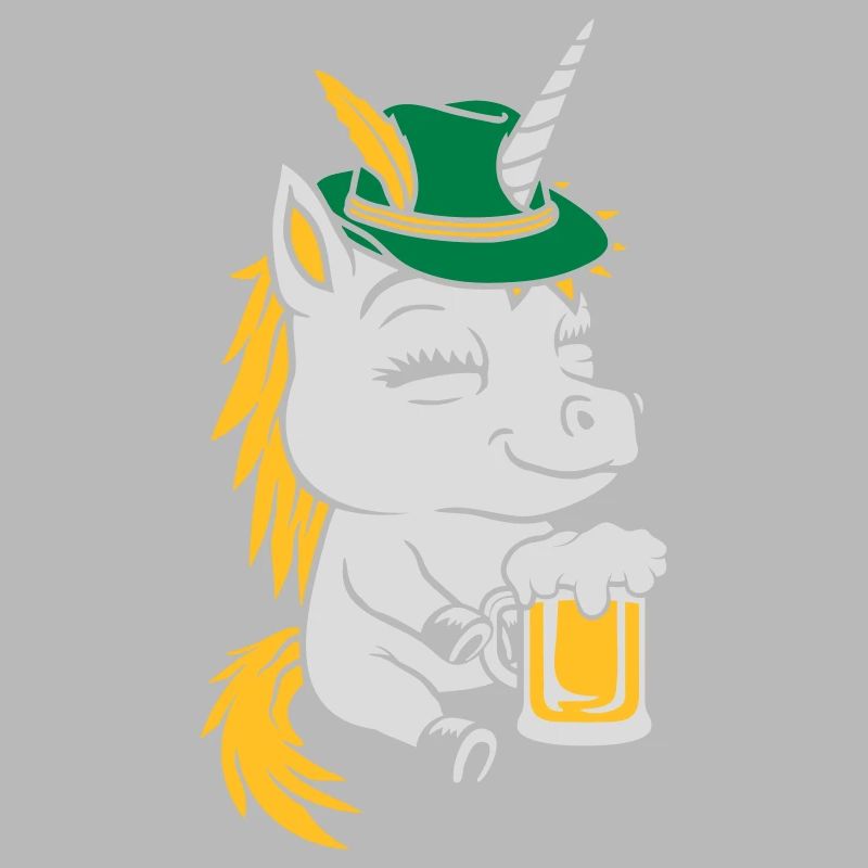 Party Einhorn Bier trinken