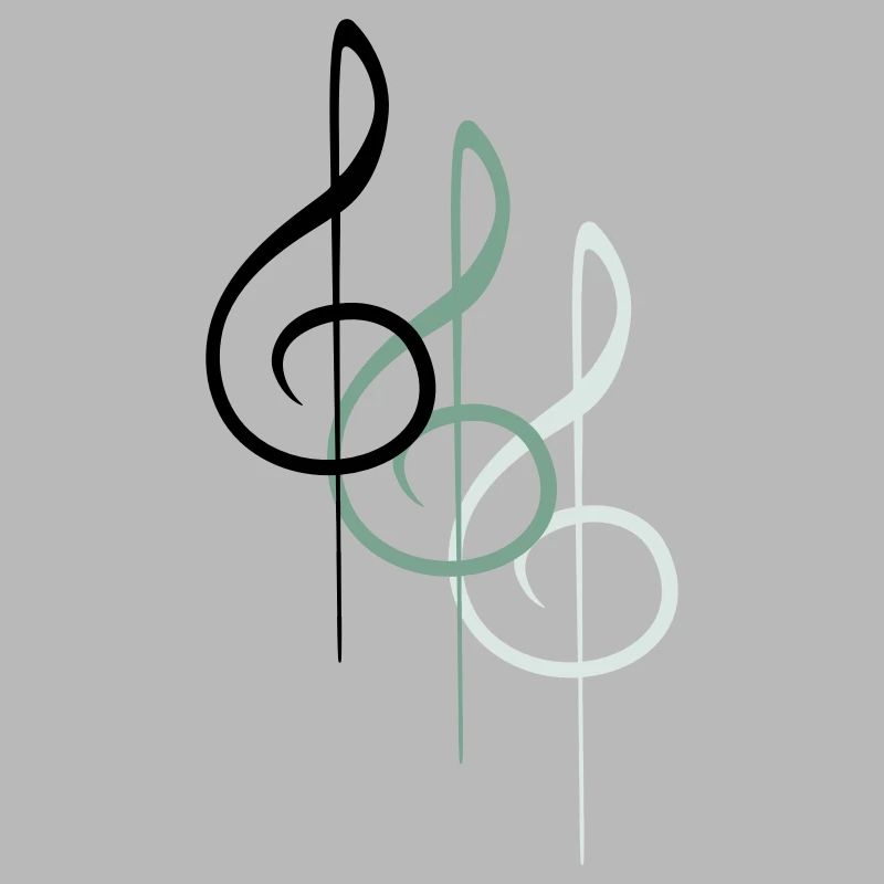 Clé de musique note mélodie note de musique son