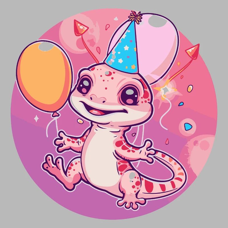 Echse Geburtstag Comic