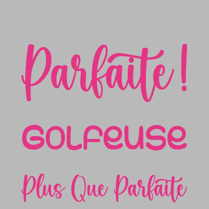 Une Golfeuse plus que parfaite, métier de rêve