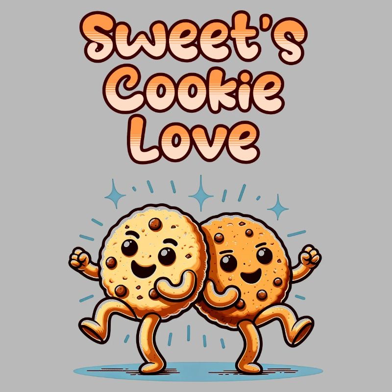 Biscuits mignons Biscuits sucrés Amour danser