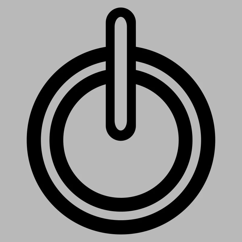 signe symbole de puissance forme Icône d'ordinateur