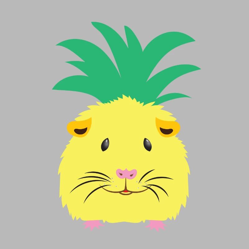 Cochon d'Inde ananas jaune