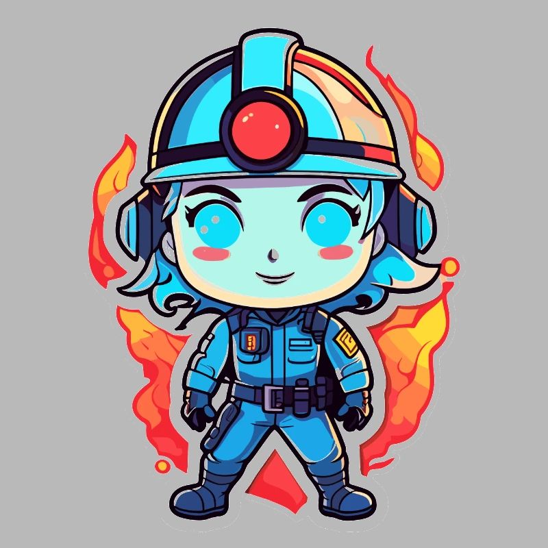 Firefighter Drawing
