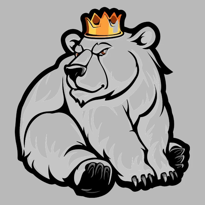 Eisbär Comic Krone