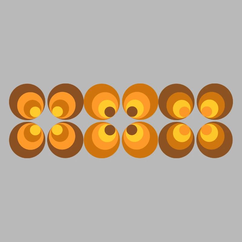 70s Flower Pattern Retro