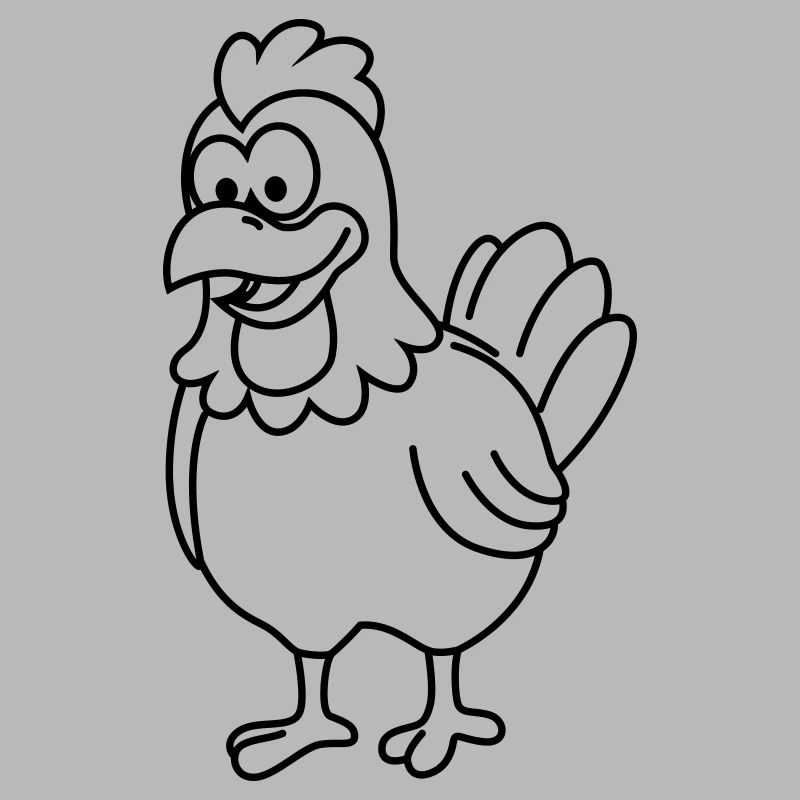 Chicken Comic Animal