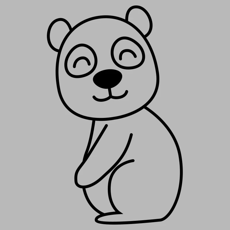 Panda Comic Animal
