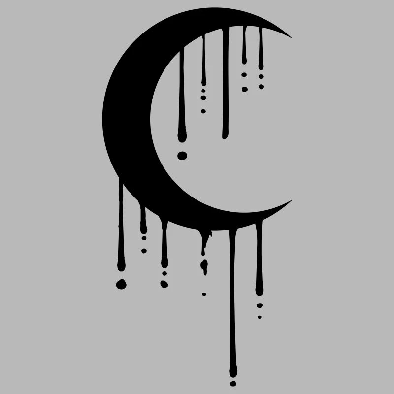 moon sickle moon crescent night full moon graffiti t