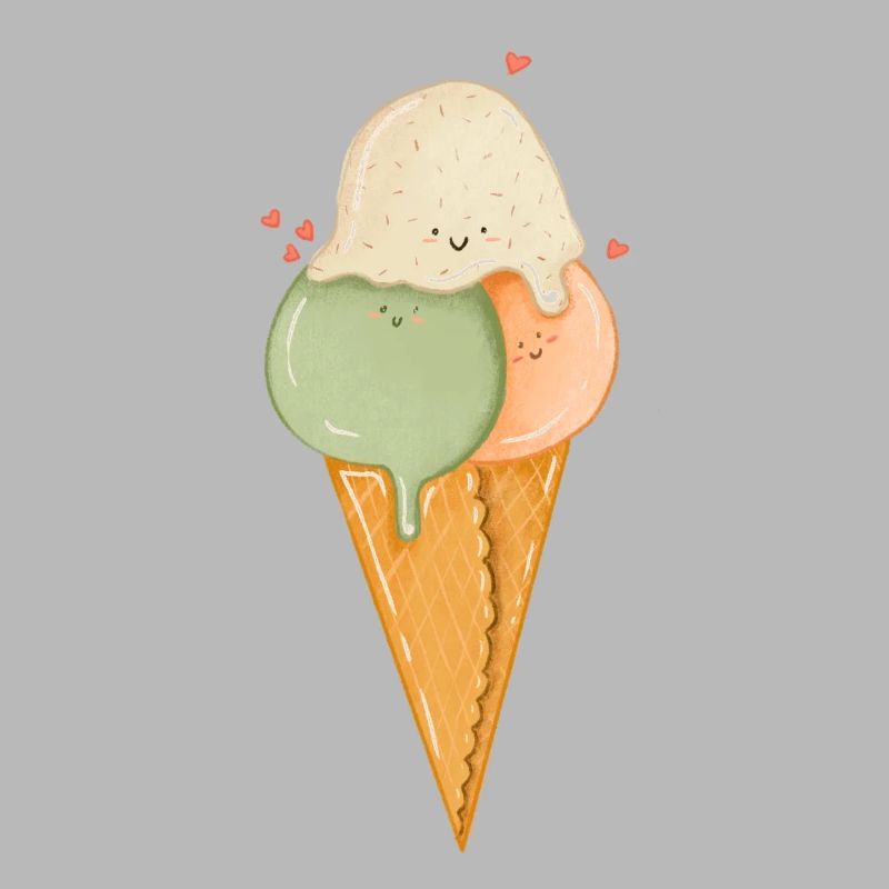 Süßes Eis Summervibes