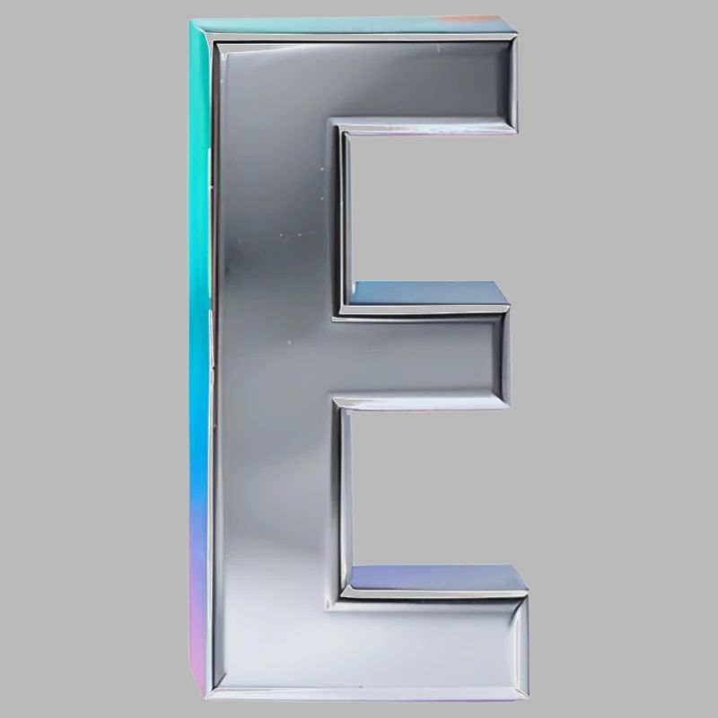 Chrome ,, E " Métallisé