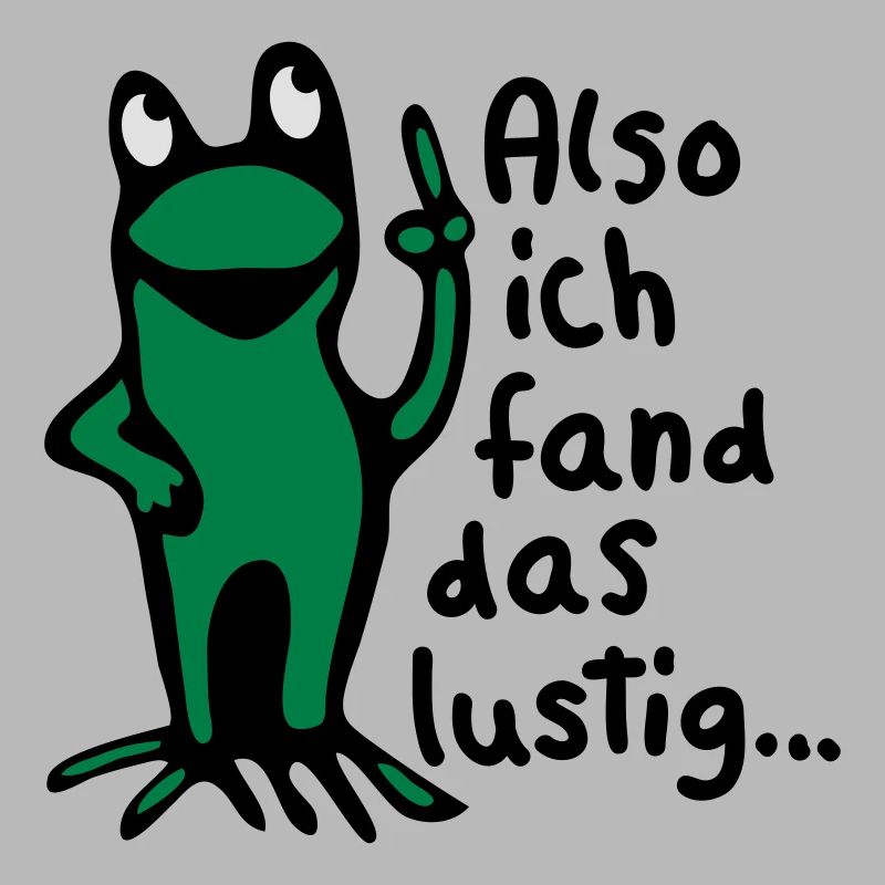 Frosch + Spruch