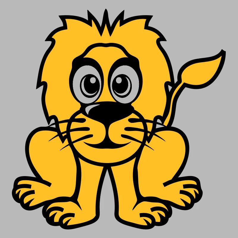 lion animals drawing