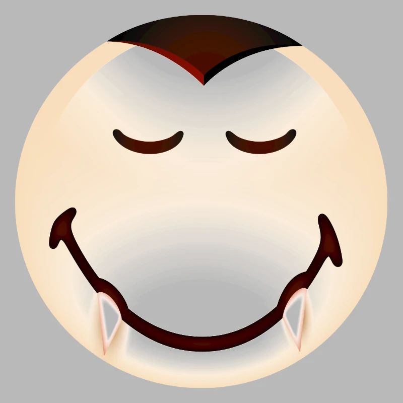 Smiley Halloween Dracula