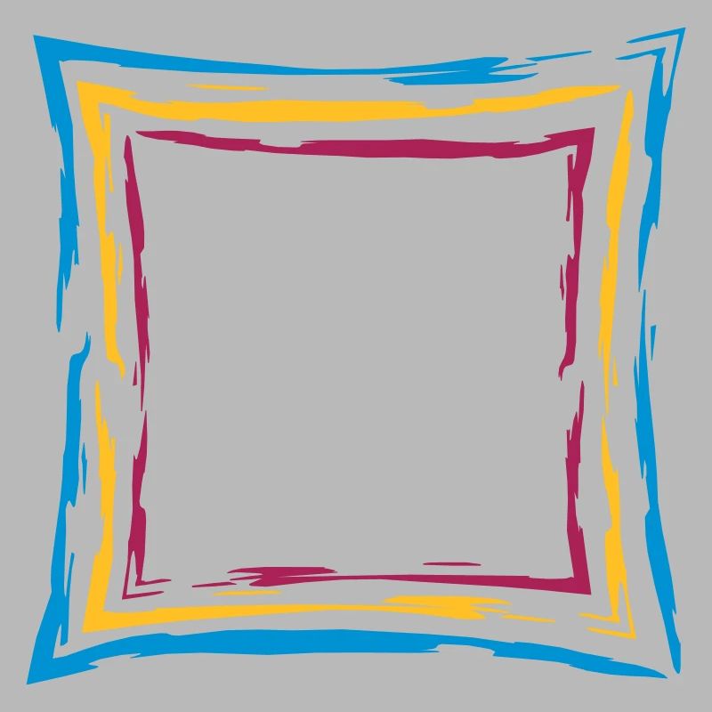 colorful many lines frame square border square