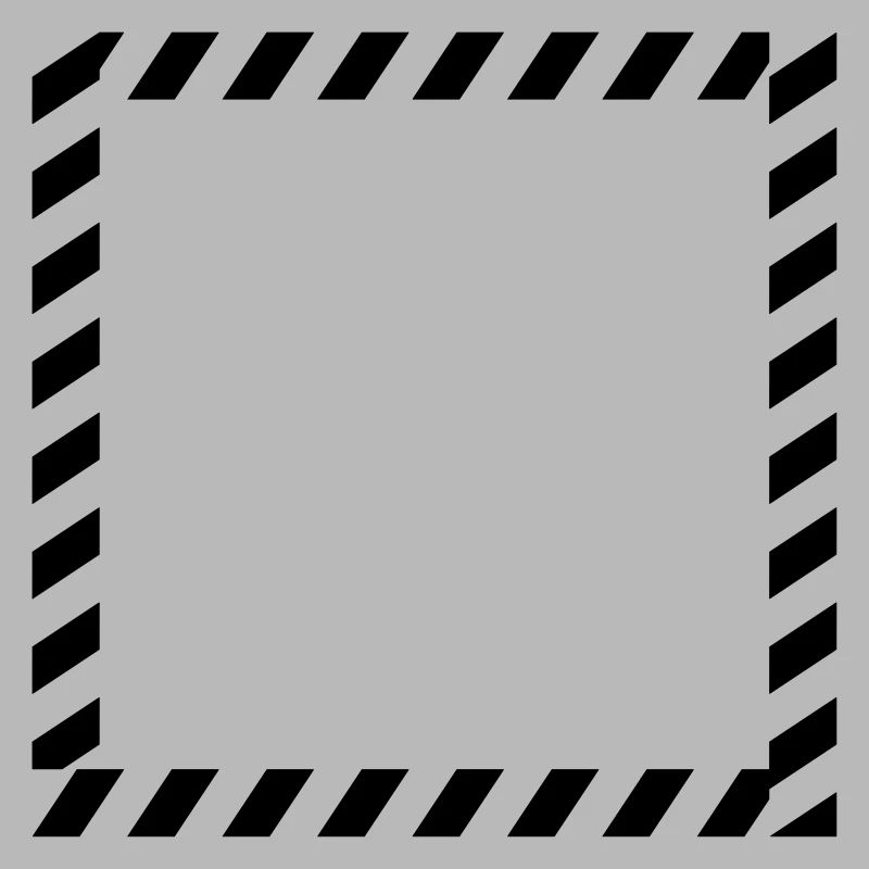 Schild Rahmen Absperrband