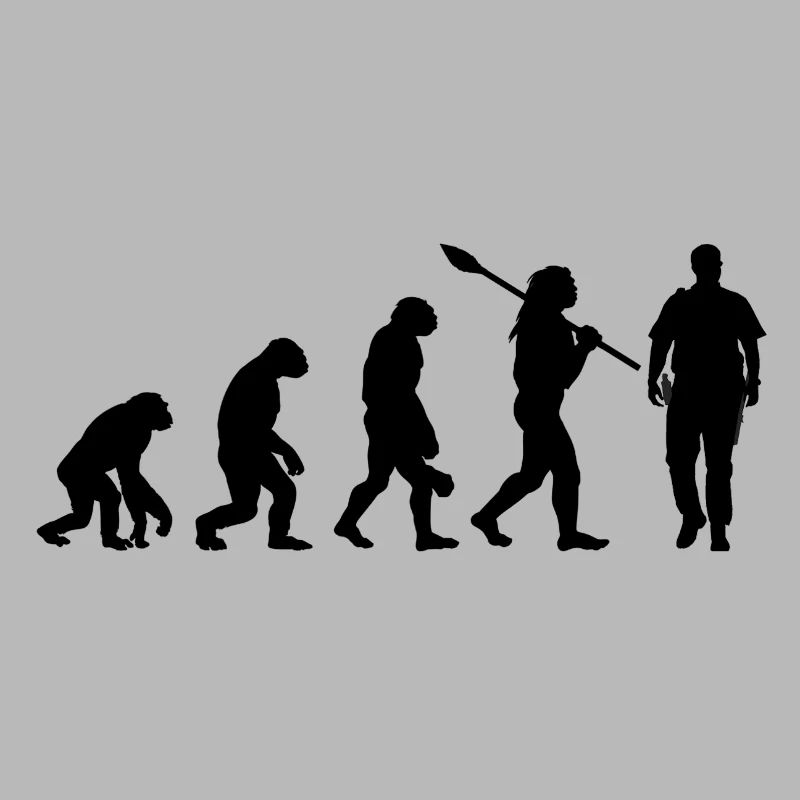 Evolution sheriff police man Policeman