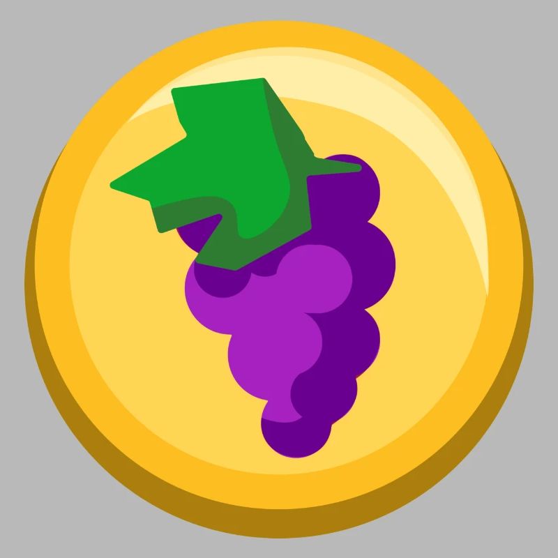 Grape Sticker Fruit Fruit Icon