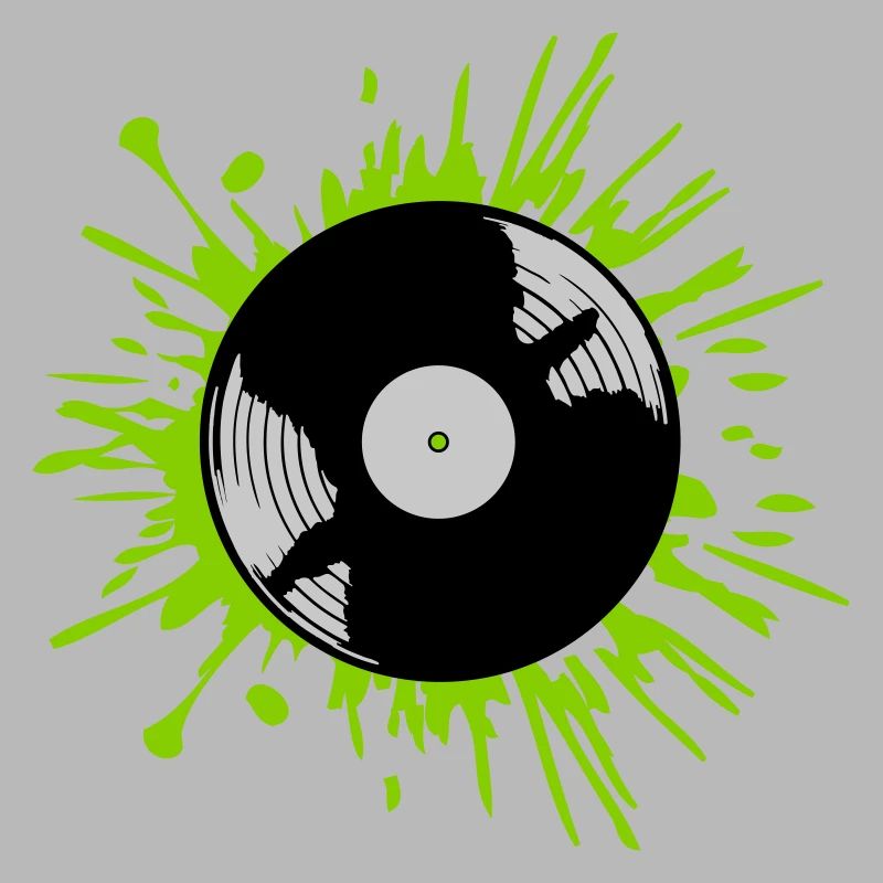 Gouttes de disque vinyle Color blobs