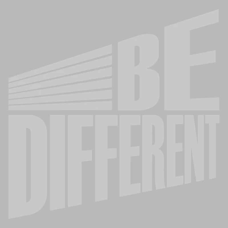 Soyez différent Logo Design
