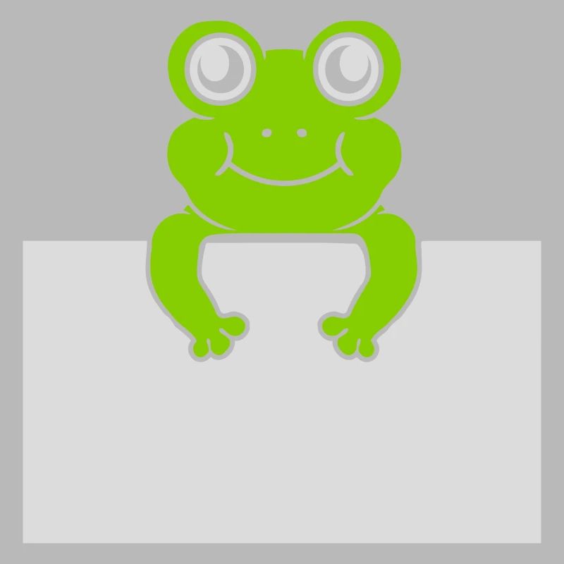 Texte présent Comic Frog