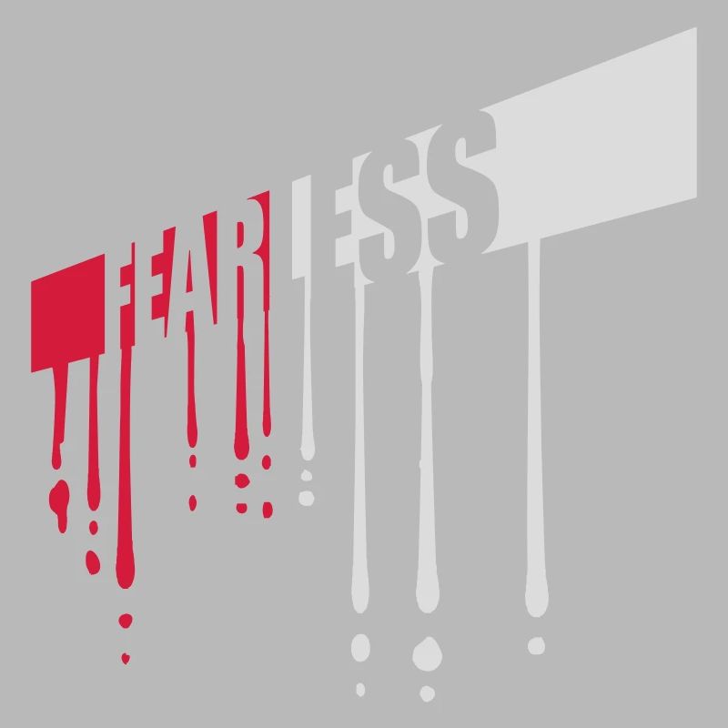 fearless Text Zitat Design