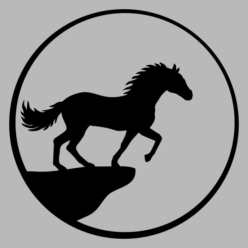 Cheval debout Cliff Moon