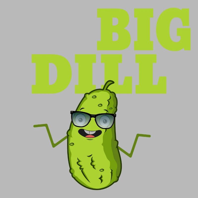 Pas de gros concombre cornichon à l’aneth