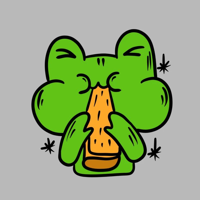 Funny frog, toad