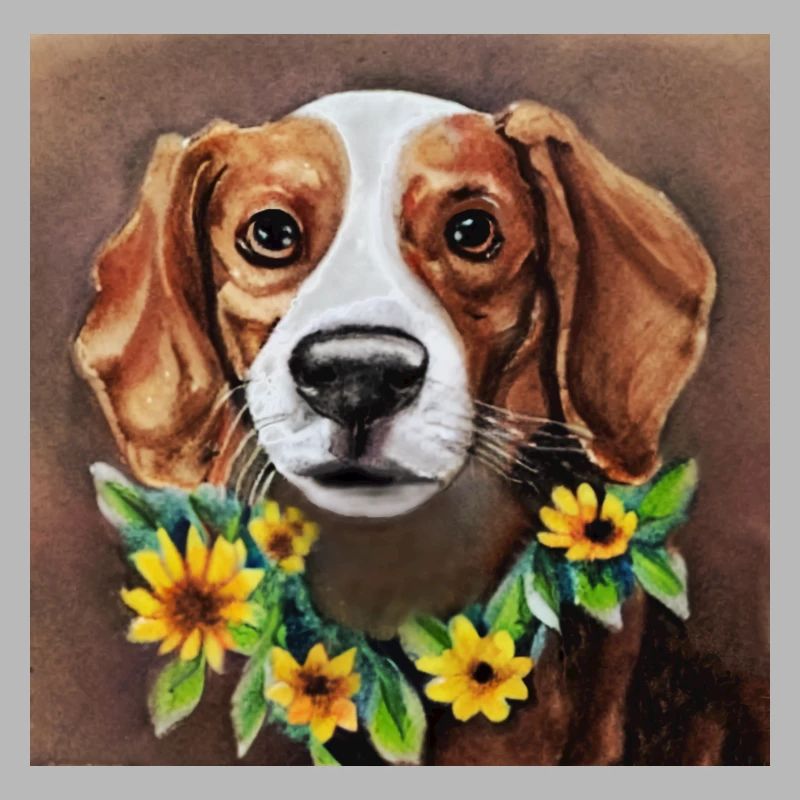 Wow! Spring! -Beagle