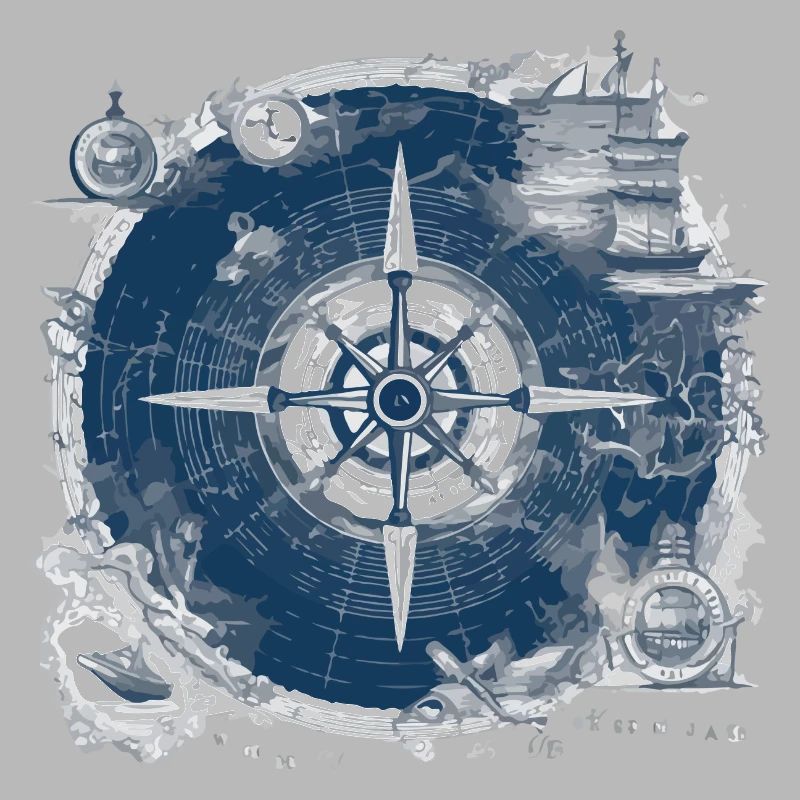 Old nautical chart