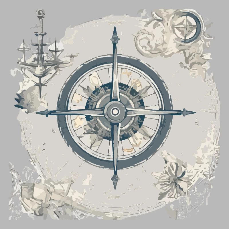 Old nautical chart