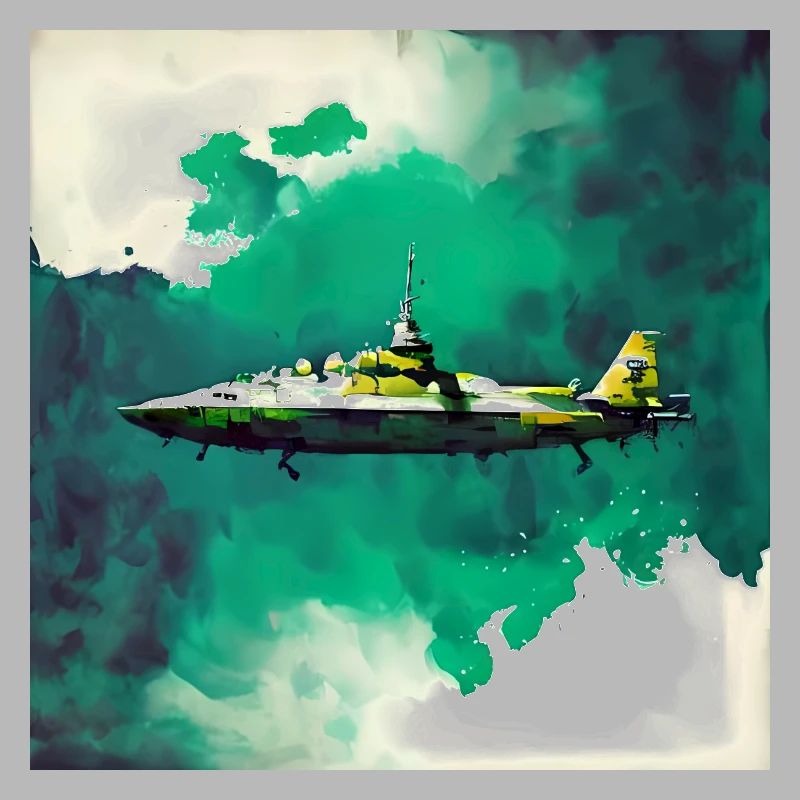 Weltraum-U-Boot-Kampfjet