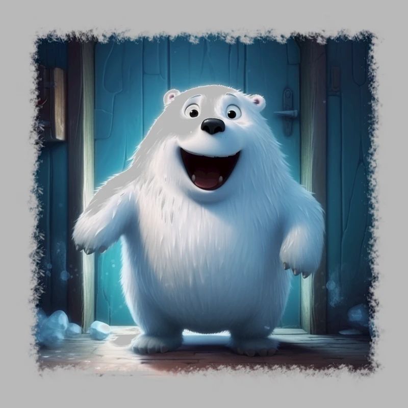 Flauschiger Eisbär