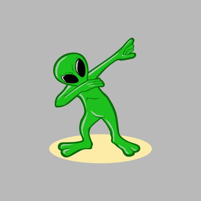 Dabbing Alien Dab Dance UFO Lover Gift Idea