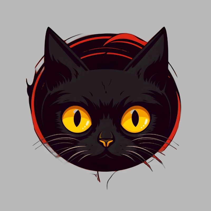 Curious Black Cat