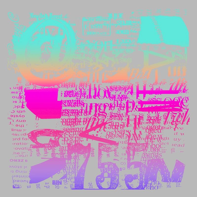Newspaper Clipps Scrapbook Magazines Alphabet Code