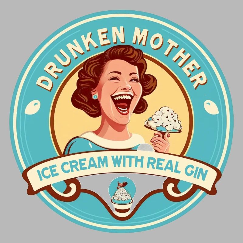 Betrunkenes Mutter-Eis